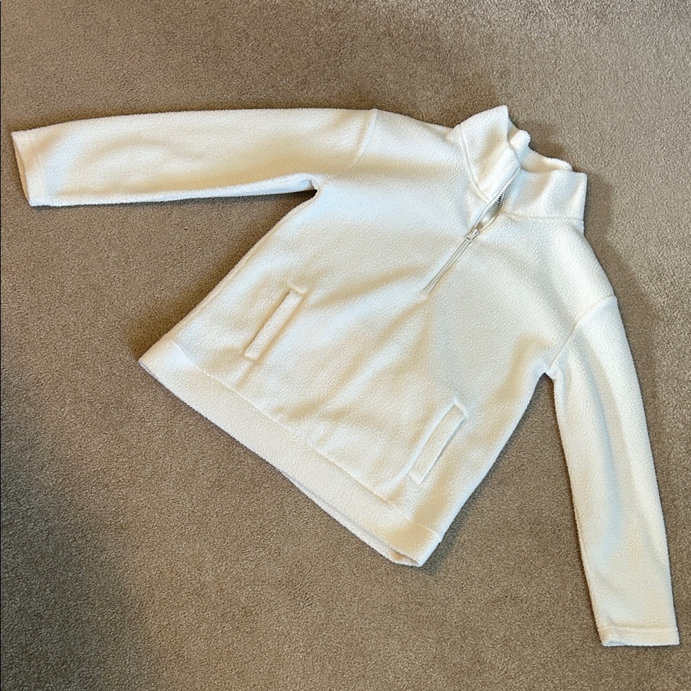Koolaburra by UGG Cozy Half-Zip Fleece Pullover in Cream